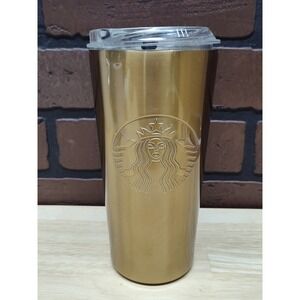 Starbucks Gold Stainless Steel Tumbler 18oz 2021
